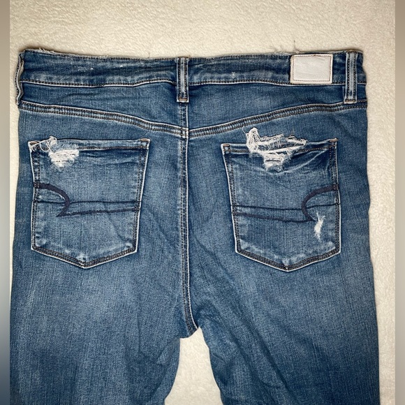 American Eagle Ripped High Rise Jeggings - Picture 5 of 7